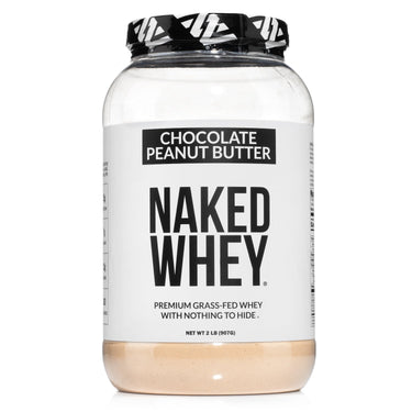 Chocolate Peanut Butter Whey Protein Powder 2LB | Naked Whey - 2LB